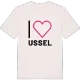 Jag älskar Ussel t-shirt stort tryck