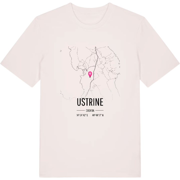 Ustrine karta t-shirt – t-shirt från PinShirt