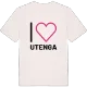 Jag älskar Utenga t-shirt stort tryck