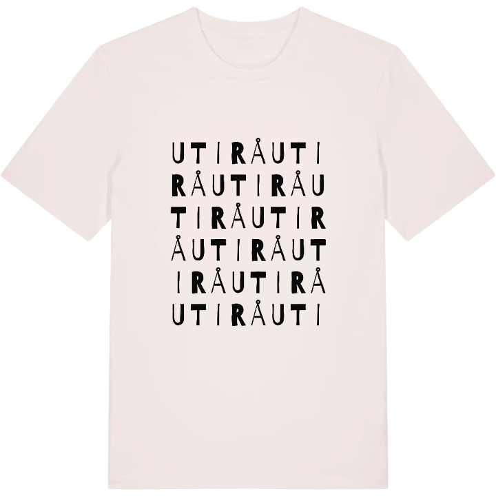 Uti rå ordlek t-shirt – t-shirt från PinShirt