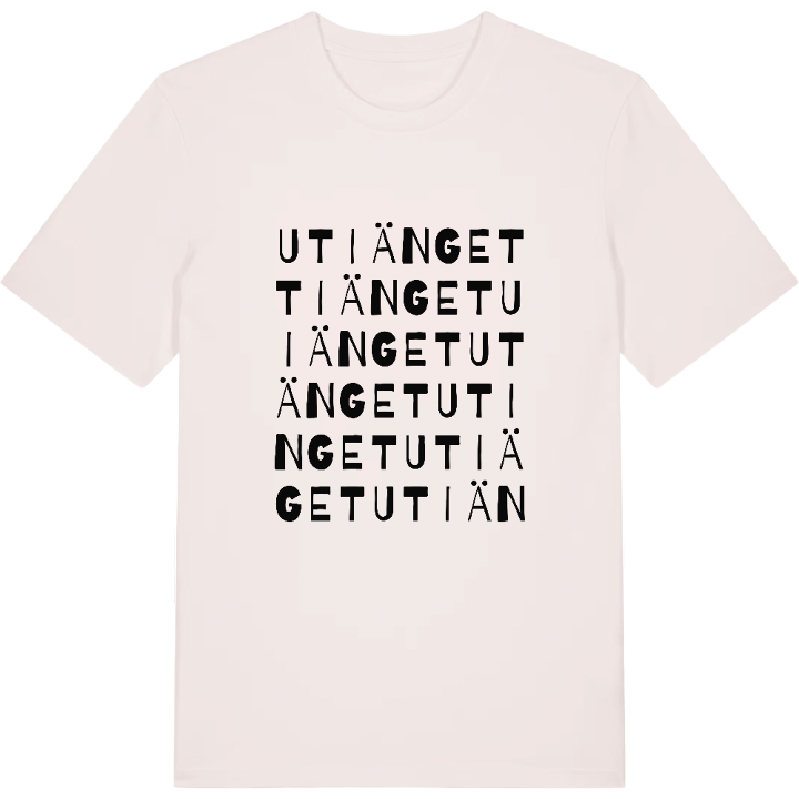 Utiänget ordlek t-shirt – t-shirt från PinShirt