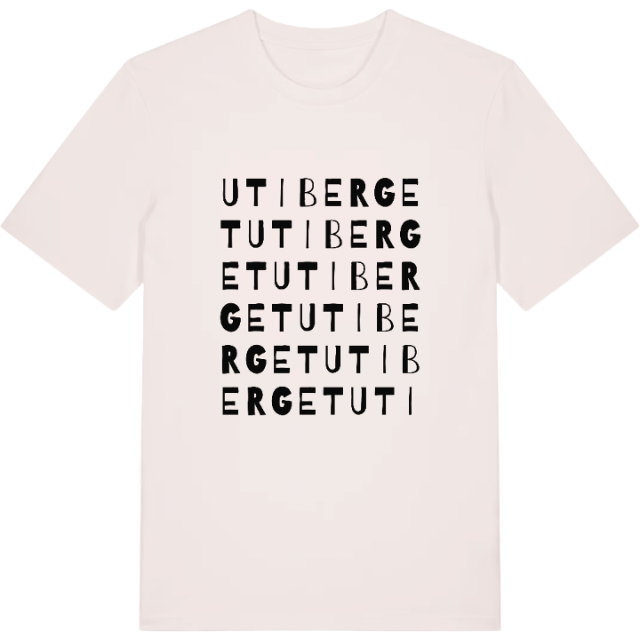 Utiberget ordlek t-shirt – t-shirt från PinShirt
