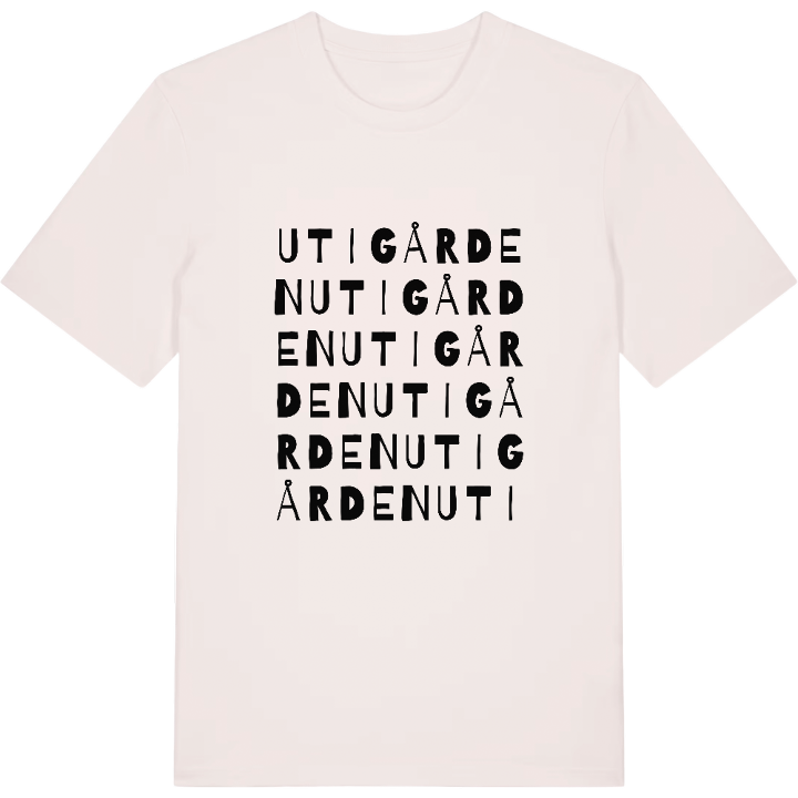 Utigården ordlek t-shirt – t-shirt från PinShirt