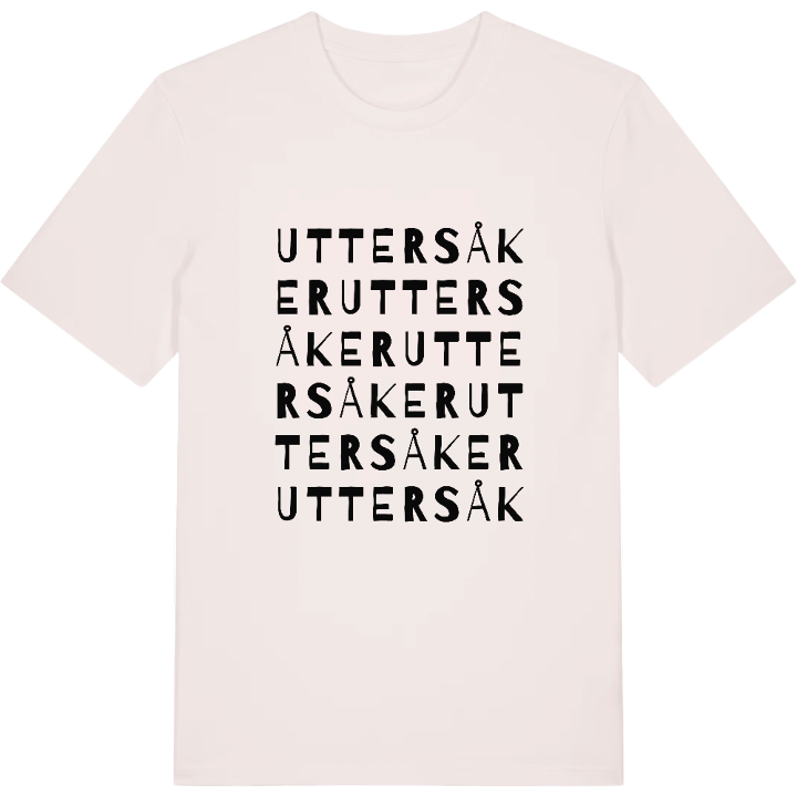 Uttersåker ordlek t-shirt – t-shirt från PinShirt