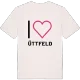 Jag älskar Üttfeld t-shirt stort tryck