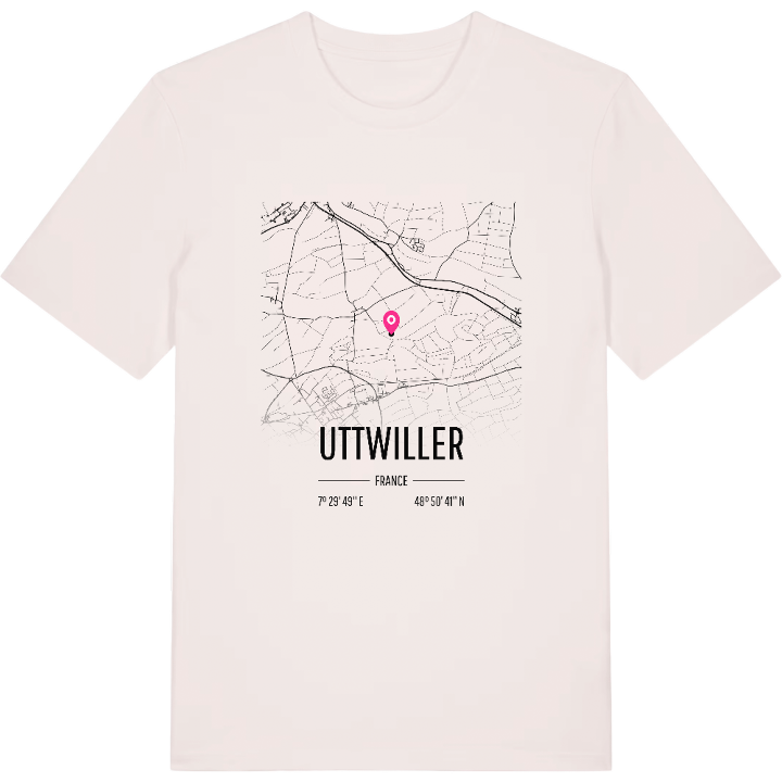 Uttwiller karta t-shirt – t-shirt från PinShirt
