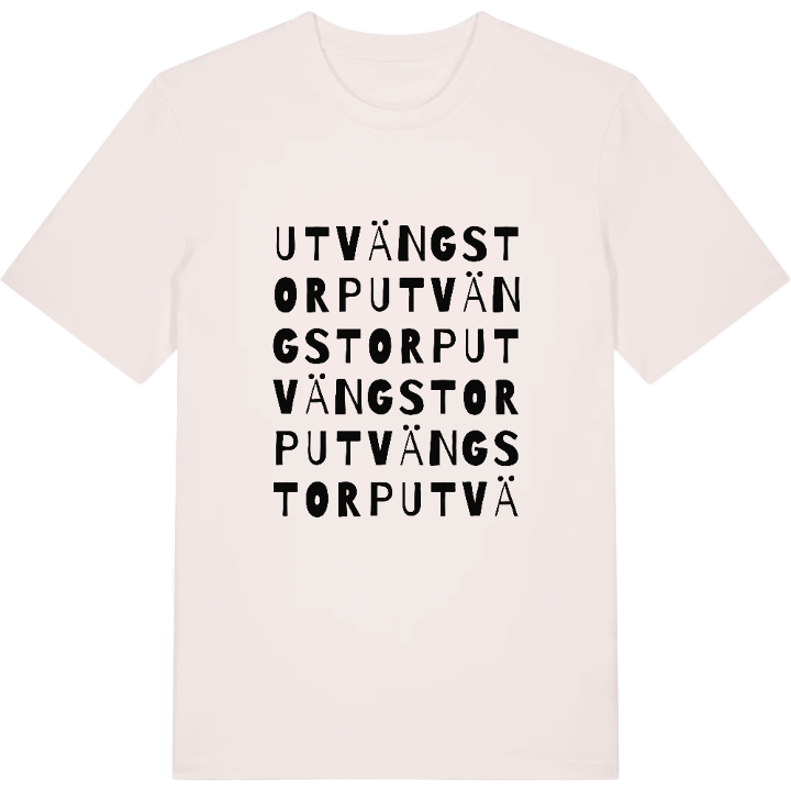 Utvängstorp ordlek t-shirt – t-shirt från PinShirt