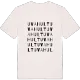Uvahult ordlek t-shirt