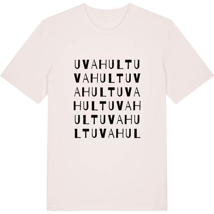 Uvahult ordlek t-shirt – t-shirt från PinShirt
