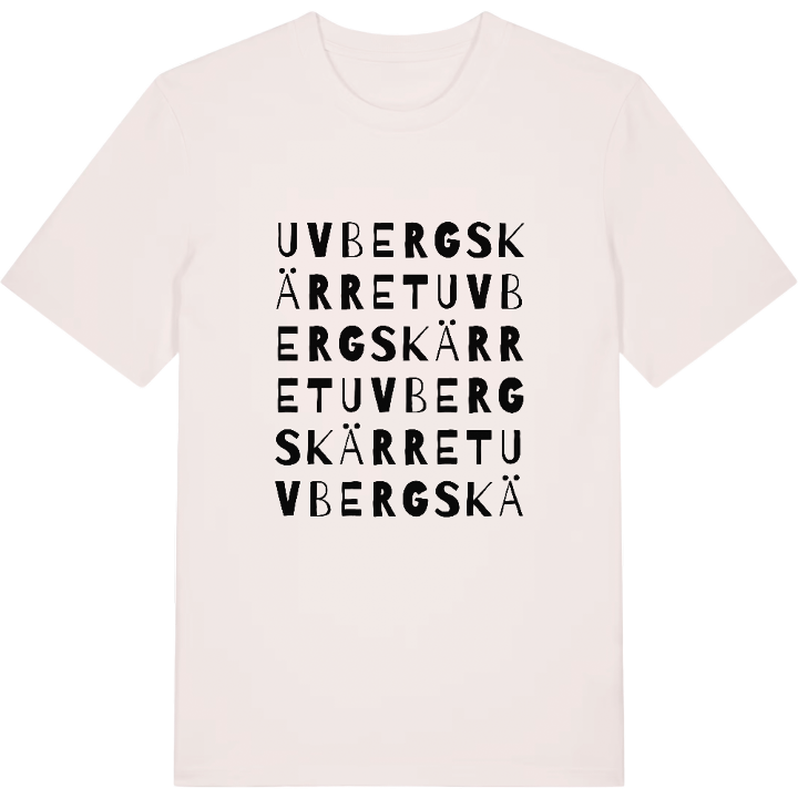 Uvbergskärret ordlek t-shirt – t-shirt från PinShirt