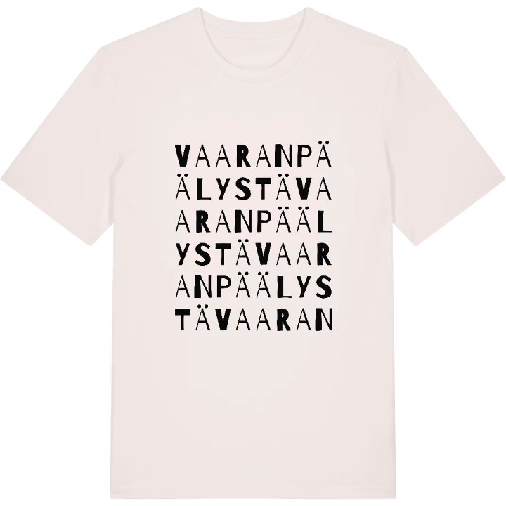 Vaaranpäälystä ordlek t-shirt – t-shirt från PinShirt