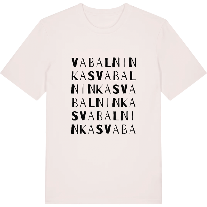 Vabalninkas ordlek t-shirt – t-shirt från PinShirt