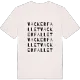 Vackerfallet ordlek t-shirt