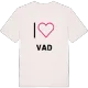 Jag älskar Vad t-shirt stort tryck