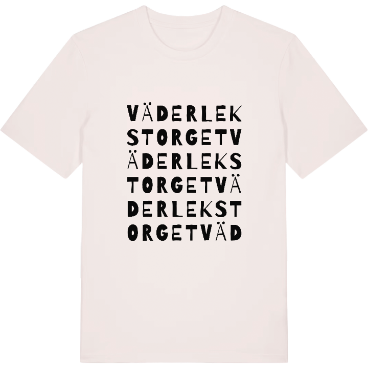 Väderlekstorget ordlek t-shirt – t-shirt från PinShirt