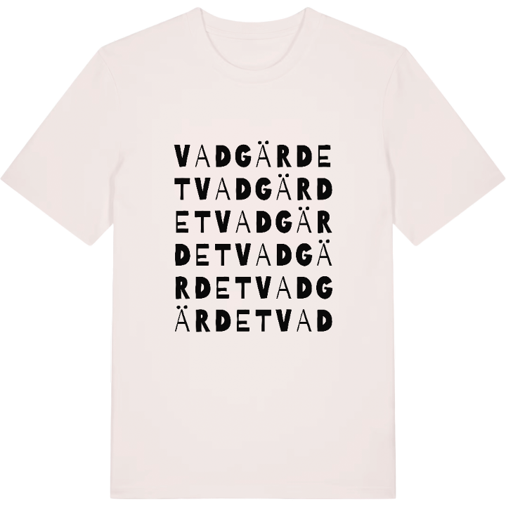 Vadgärdet ordlek t-shirt – t-shirt från PinShirt
