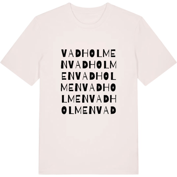 Vadholmen ordlek t-shirt – t-shirt från PinShirt