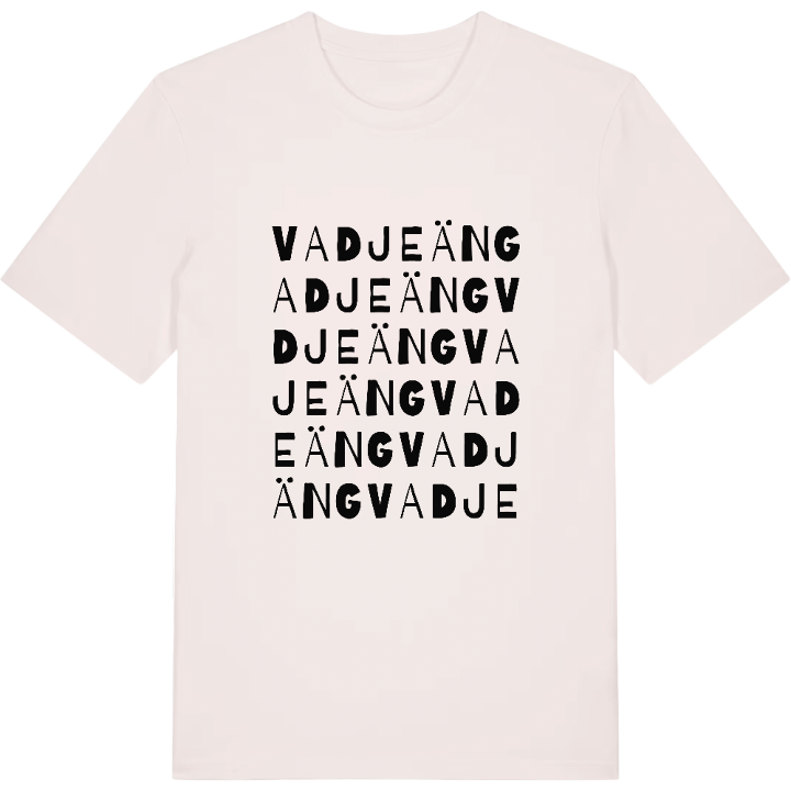 Vadjeäng ordlek t-shirt – t-shirt från PinShirt