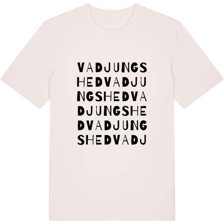 Vadjungshed ordlek t-shirt – t-shirt från PinShirt