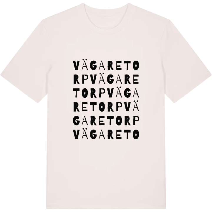 Vägaretorp ordlek t-shirt – t-shirt från PinShirt