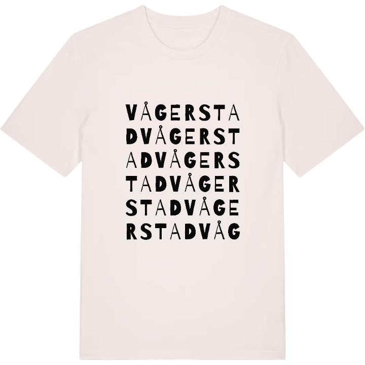 Vågerstad ordlek t-shirt – t-shirt från PinShirt