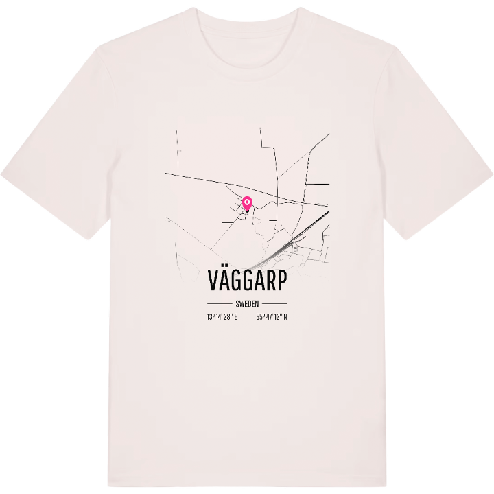 Väggarp karta t-shirt – t-shirt från PinShirt