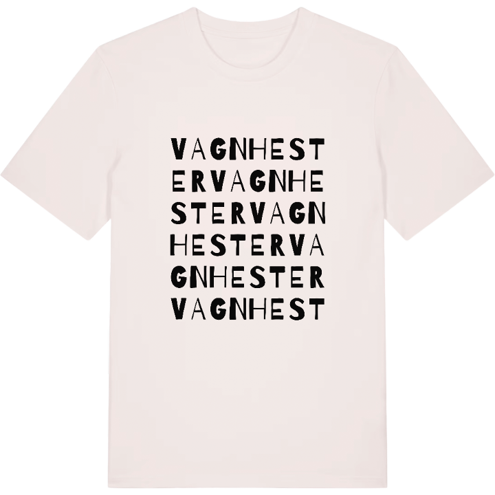 Vagnhester ordlek t-shirt – t-shirt från PinShirt