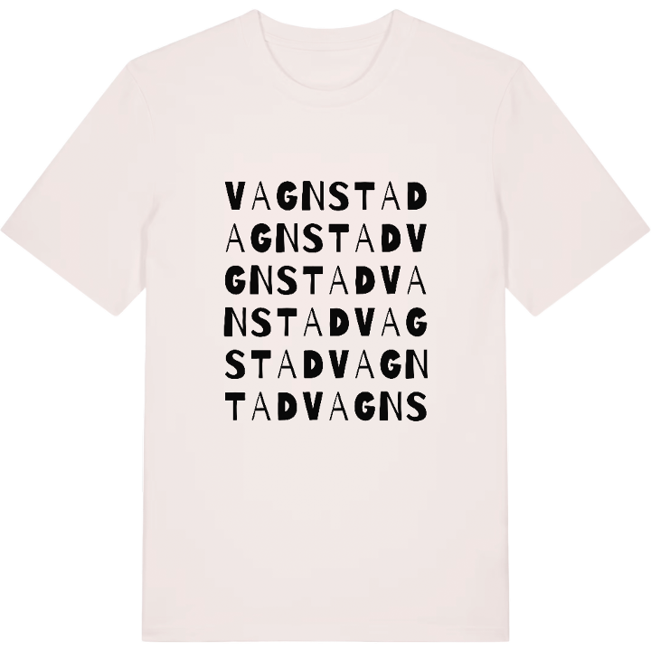 Vagnstad ordlek t-shirt – t-shirt från PinShirt