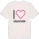 Jag älskar Vägstorp t-shirt stort tryck
