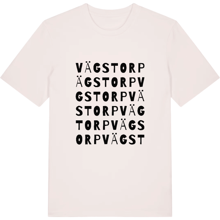 Vägstorp ordlek t-shirt – t-shirt från PinShirt