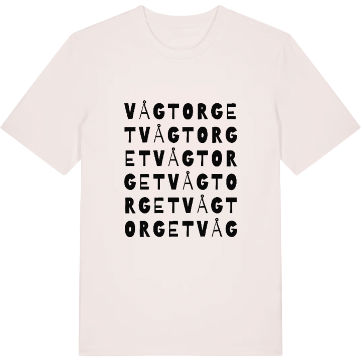 Vågtorget ordlek t-shirt – t-shirt från PinShirt