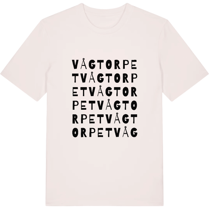 Vågtorpet ordlek t-shirt – t-shirt från PinShirt