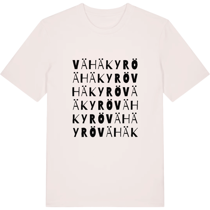 Vähäkyrö ordlek t-shirt – t-shirt från PinShirt