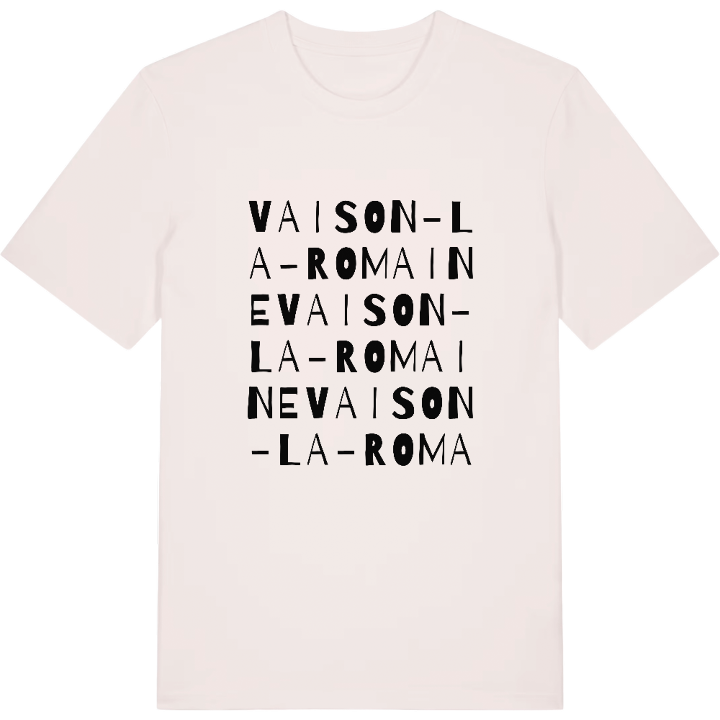 Vaison-la-Romaine ordlek t-shirt – t-shirt från PinShirt