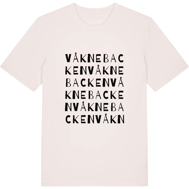 Våknebacken ordlek t-shirt – t-shirt från PinShirt