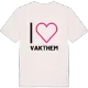 Jag älskar Vakthem t-shirt stort tryck