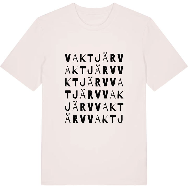 Vaktjärv ordlek t-shirt – t-shirt från PinShirt