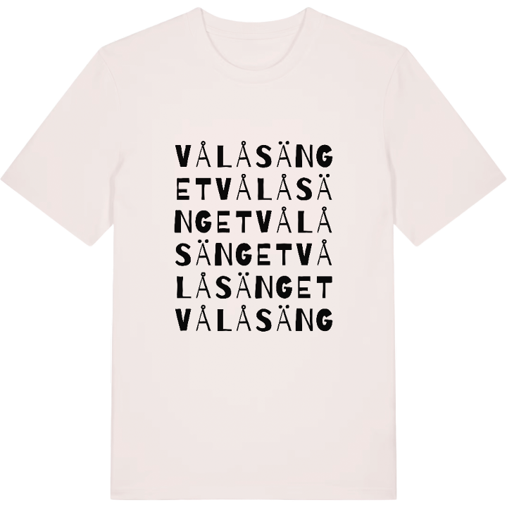 Vålåsänget ordlek t-shirt – t-shirt från PinShirt