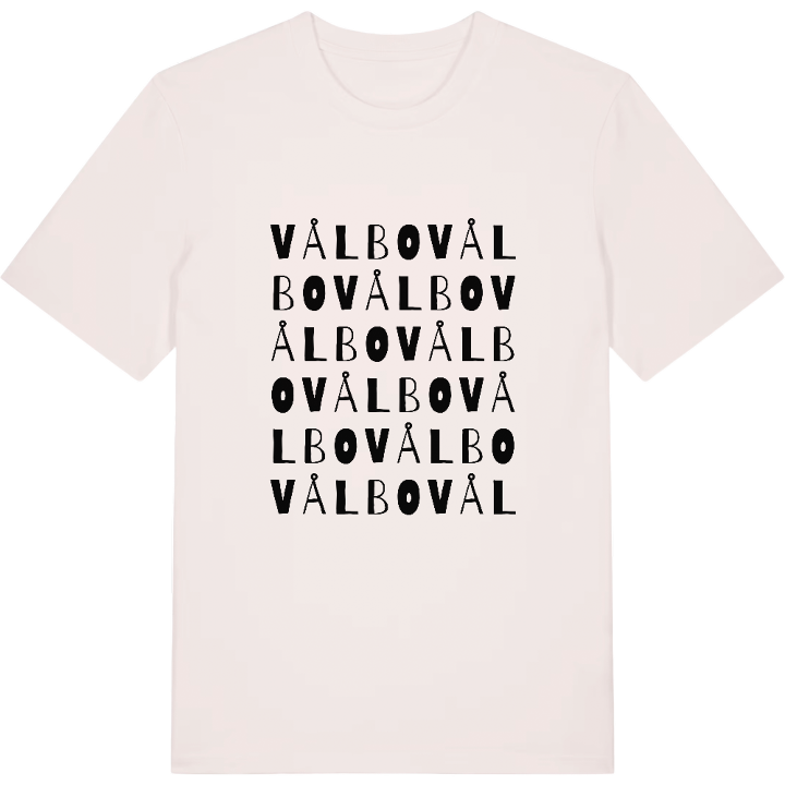 Vålbo ordlek t-shirt – t-shirt från PinShirt