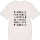 Valdelaume ordlek t-shirt