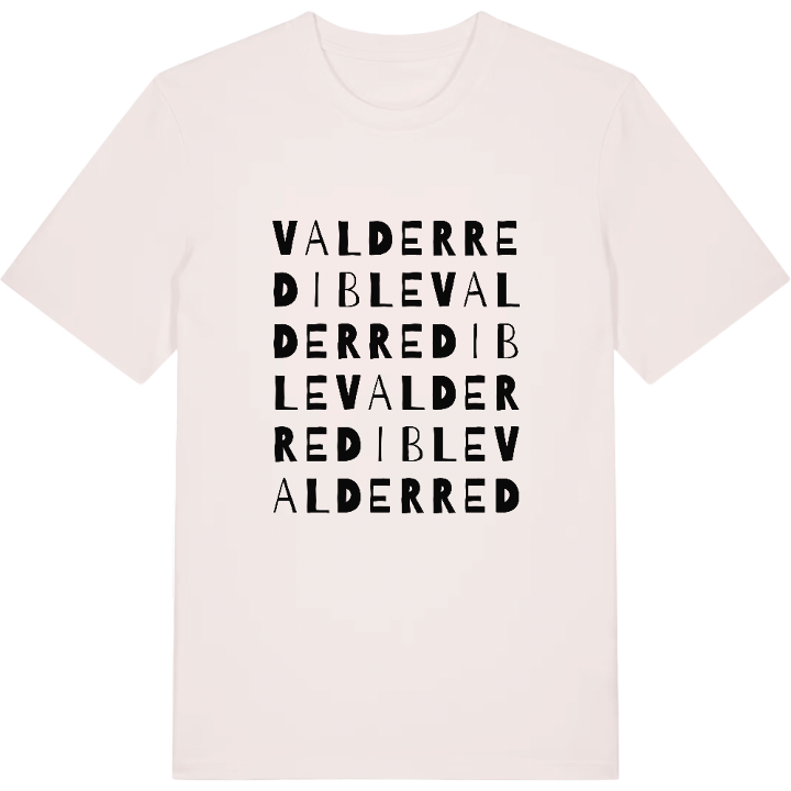 Valderredible ordlek t-shirt – t-shirt från PinShirt