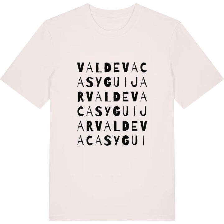 Valdevacas y Guijar ordlek t-shirt – t-shirt från PinShirt