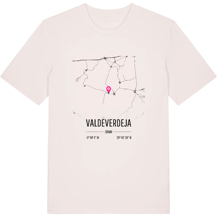 Valdeverdeja karta t-shirt – t-shirt från PinShirt