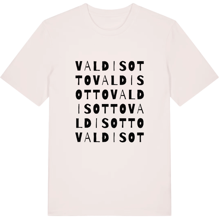 Valdisotto ordlek t-shirt – t-shirt från PinShirt