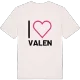 Jag älskar Valen t-shirt stort tryck