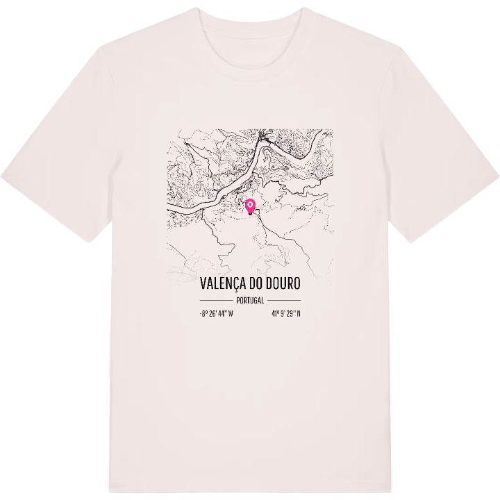 Valença do Douro karta t-shirt – t-shirt från PinShirt