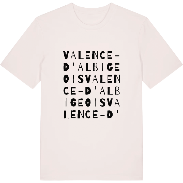 Valence-d'Albigeois ordlek t-shirt – t-shirt från PinShirt