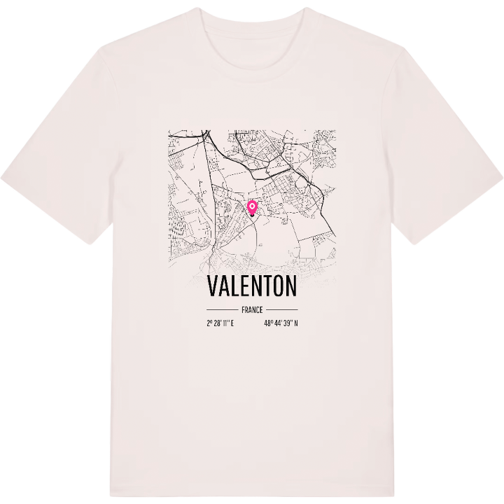 Valenton karta t-shirt – t-shirt från PinShirt