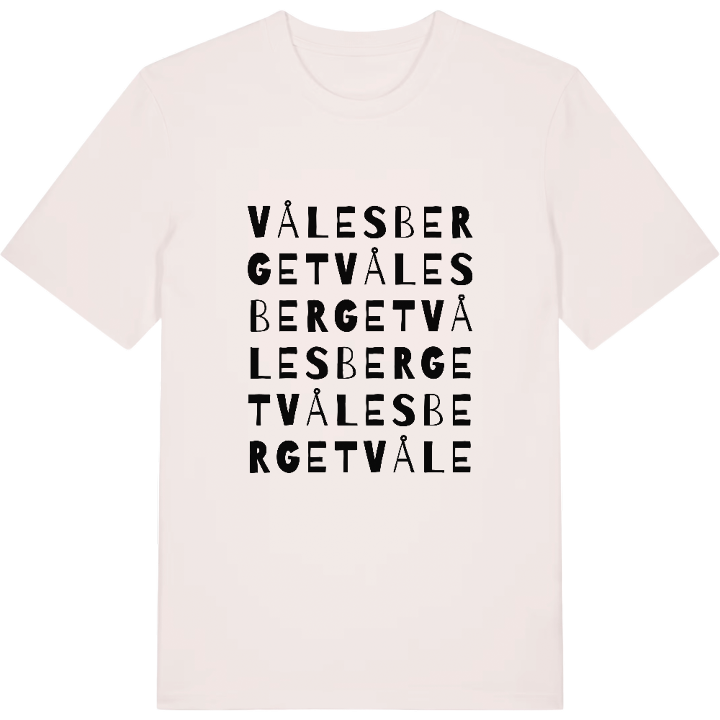 Vålesberget ordlek t-shirt – t-shirt från PinShirt