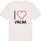 Jag älskar Valga t-shirt stort tryck